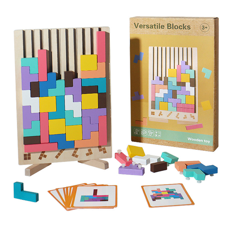 Wooden Puzzle Blocks