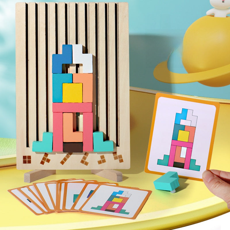 Wooden Puzzle Blocks